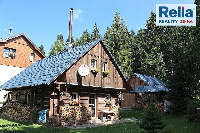 Prodej roubené dřevěnky, Harrachov, Krkonoše.